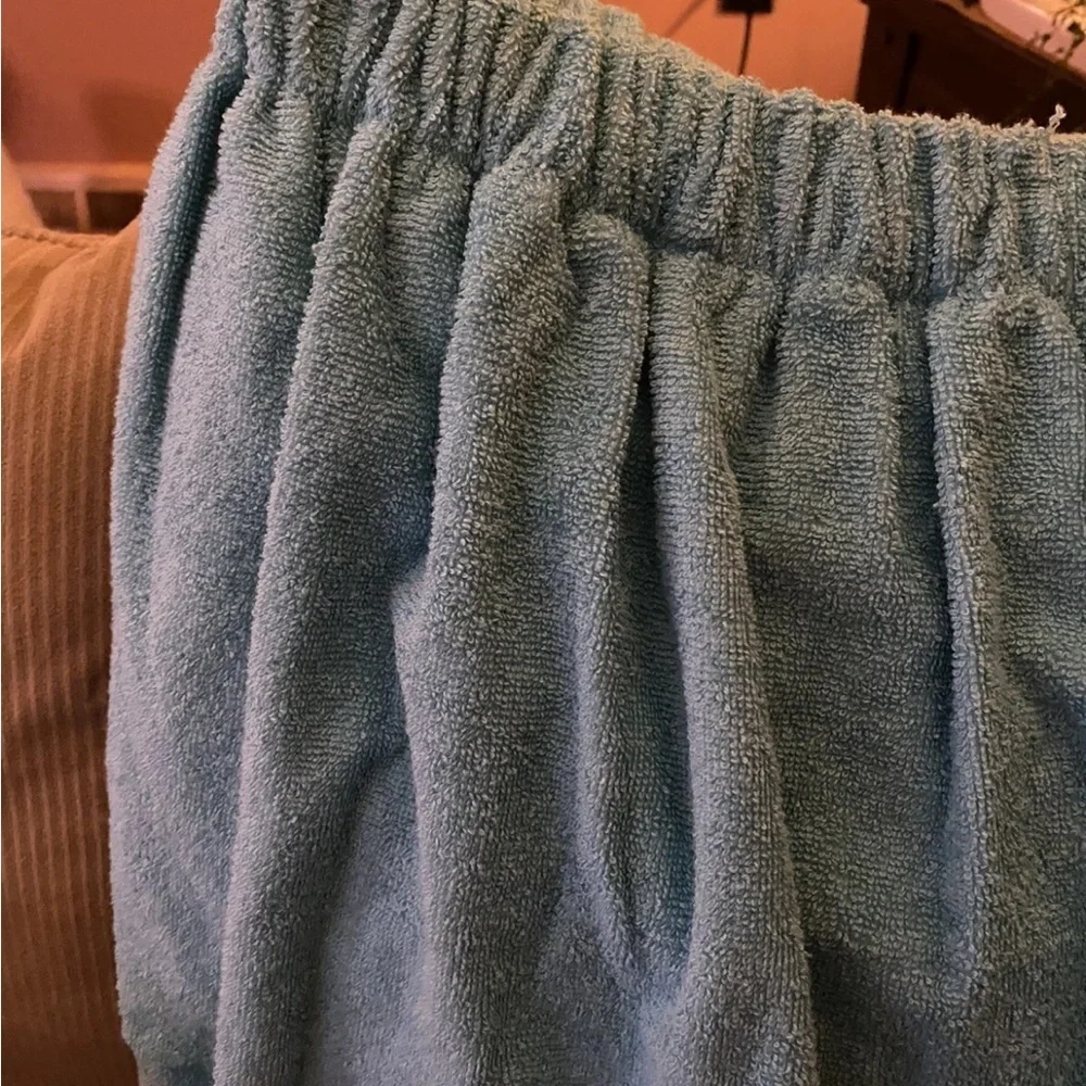 Woman’s Linum Home Textiles Turkish Cotton Aqua Terry Body Wrap NWT!!